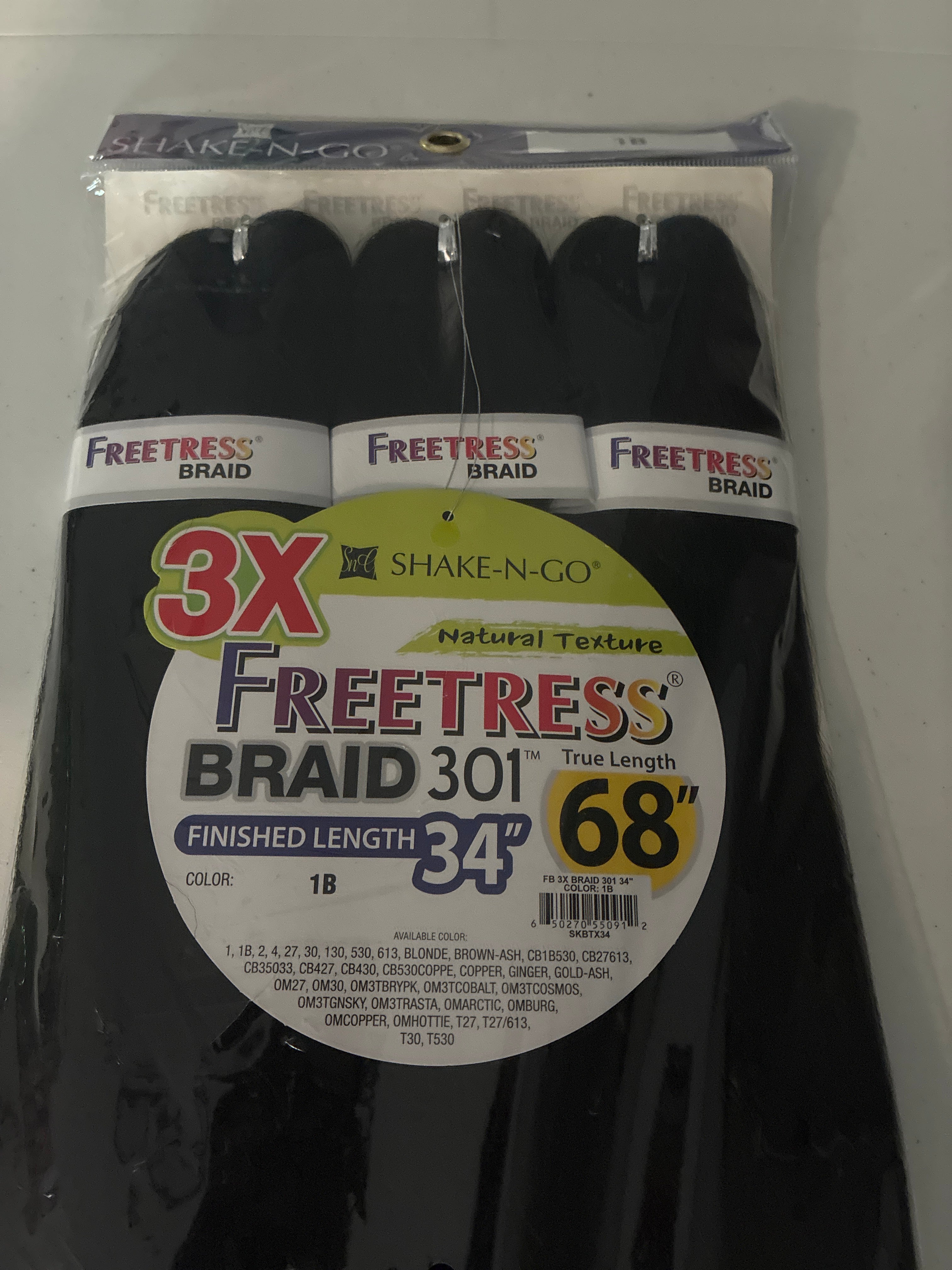 FreeTress Braid 3X Pre- Stretched